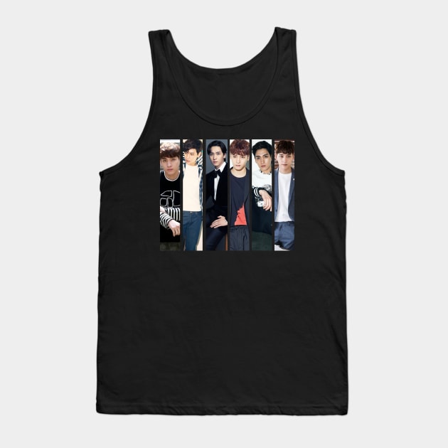 Choi Tae Joon vertical collage Tank Top by Athira-A